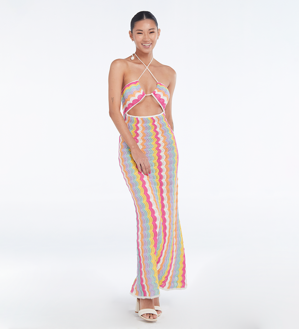 Poppy Multicolor Knitted Dress | Dresses | Capittana CAPITTANA Poppy Multicolor Knitted Dress | Dresses | Capittana CAPITTANA