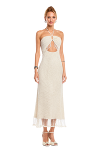 Daria White Maxi Dress
