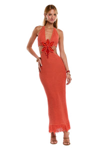 Starla Peach Dress