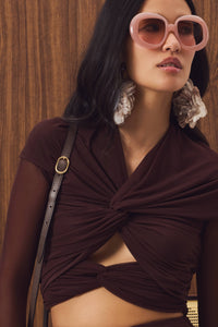 Regina Brown Top