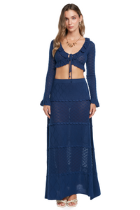 Addie Navy Top