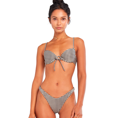 Anahi Vichy Bikini Top