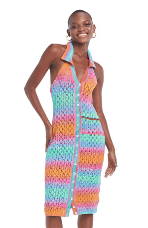 Cielo Multicolor Knitted Dress