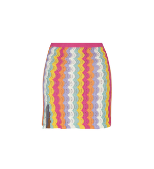 Holly Multicolor Knitted Skirt