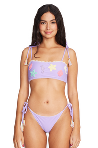 Mafer Lilac Bikini Top