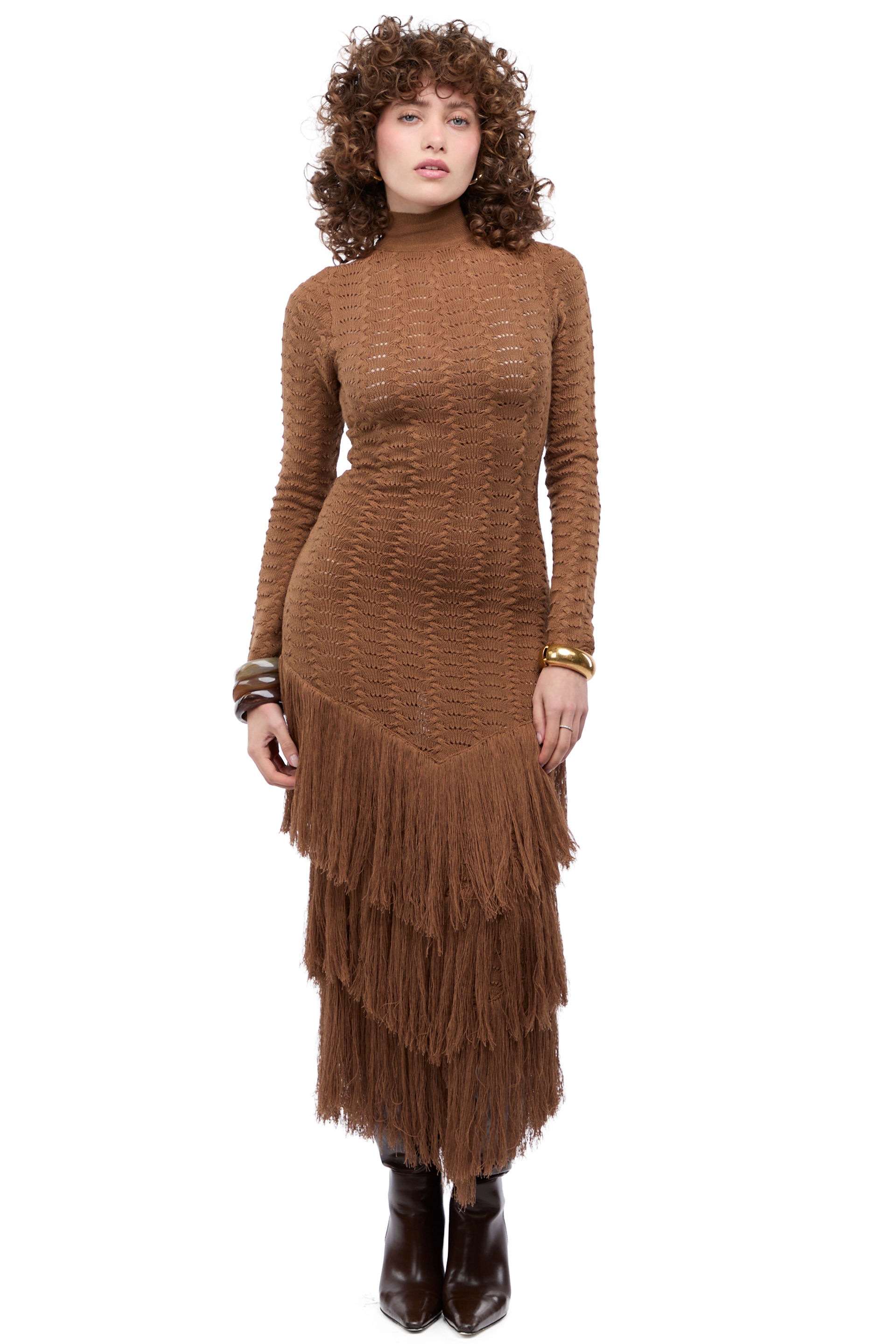 Rumi Long Sleeve Brown Dress| Dresses| CAPITTANA Rumi Long Sleeve Brown Dress| Dresses| CAPITTANA
