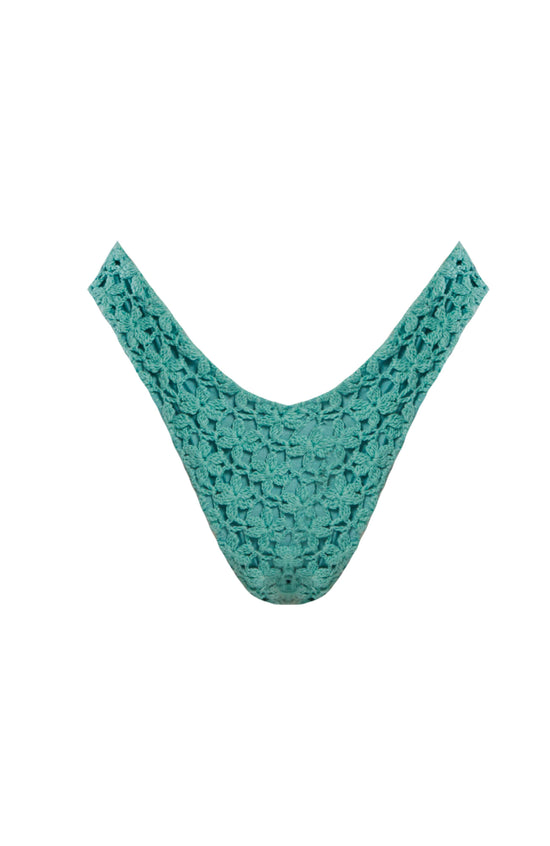 Savanah Mint Knitted Bikini Bottom