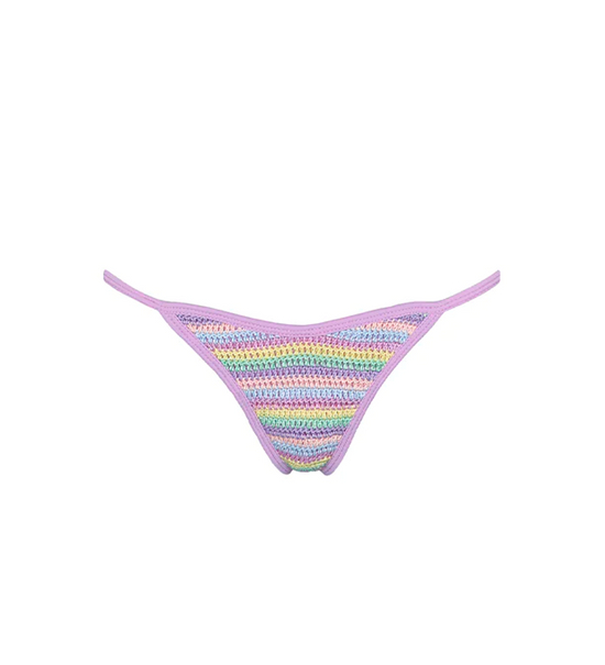 Cuba Lilac Crochet Bikini Bottom