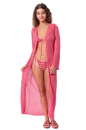 Deborah Long Pink Coverup