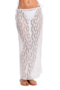 Aissa White Skirt