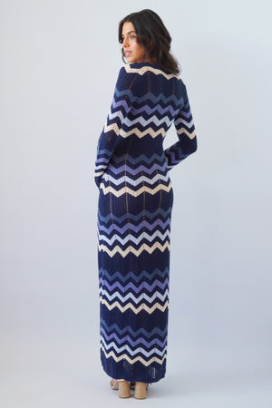 Gretta Dress Blue