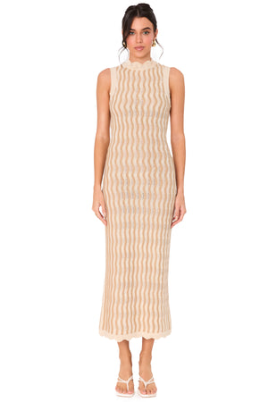 Isabella Beige Dress