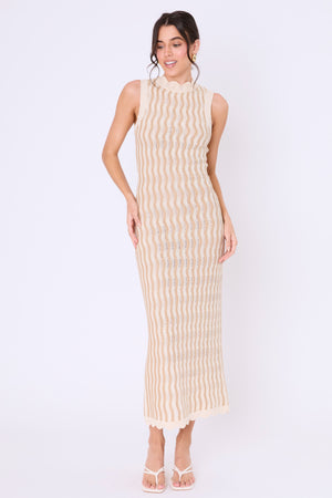 Isabella Beige Dress