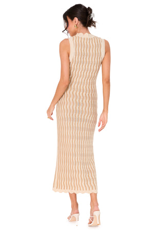 Isabella Beige Dress