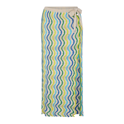 Jade Multicolor Knitted Skirt