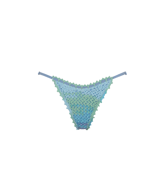 Kendall Blue Crochet Bikini Bottom