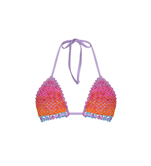 Kendall Multicolor Crochet Bikini Top