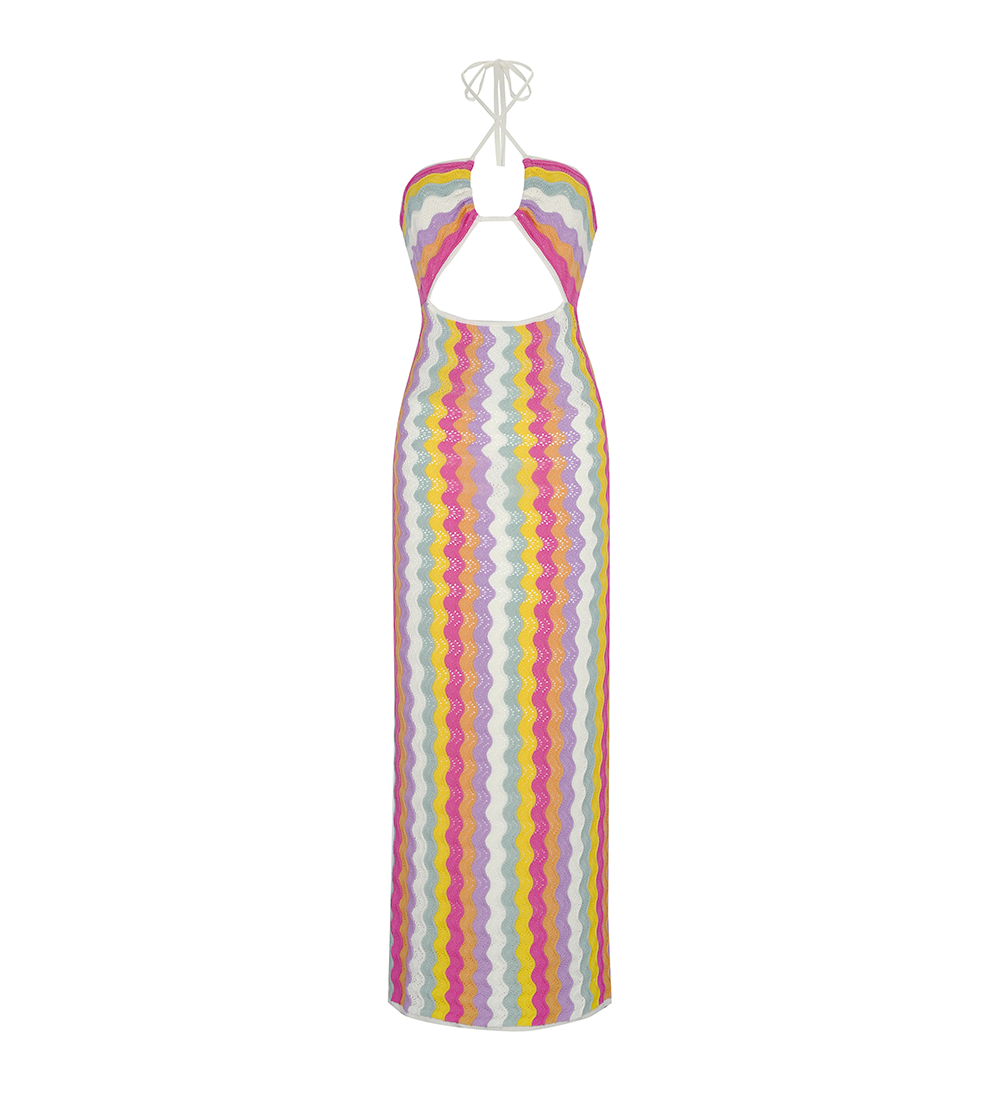 Poppy Multicolor Knitted Dress – CAPITTANA