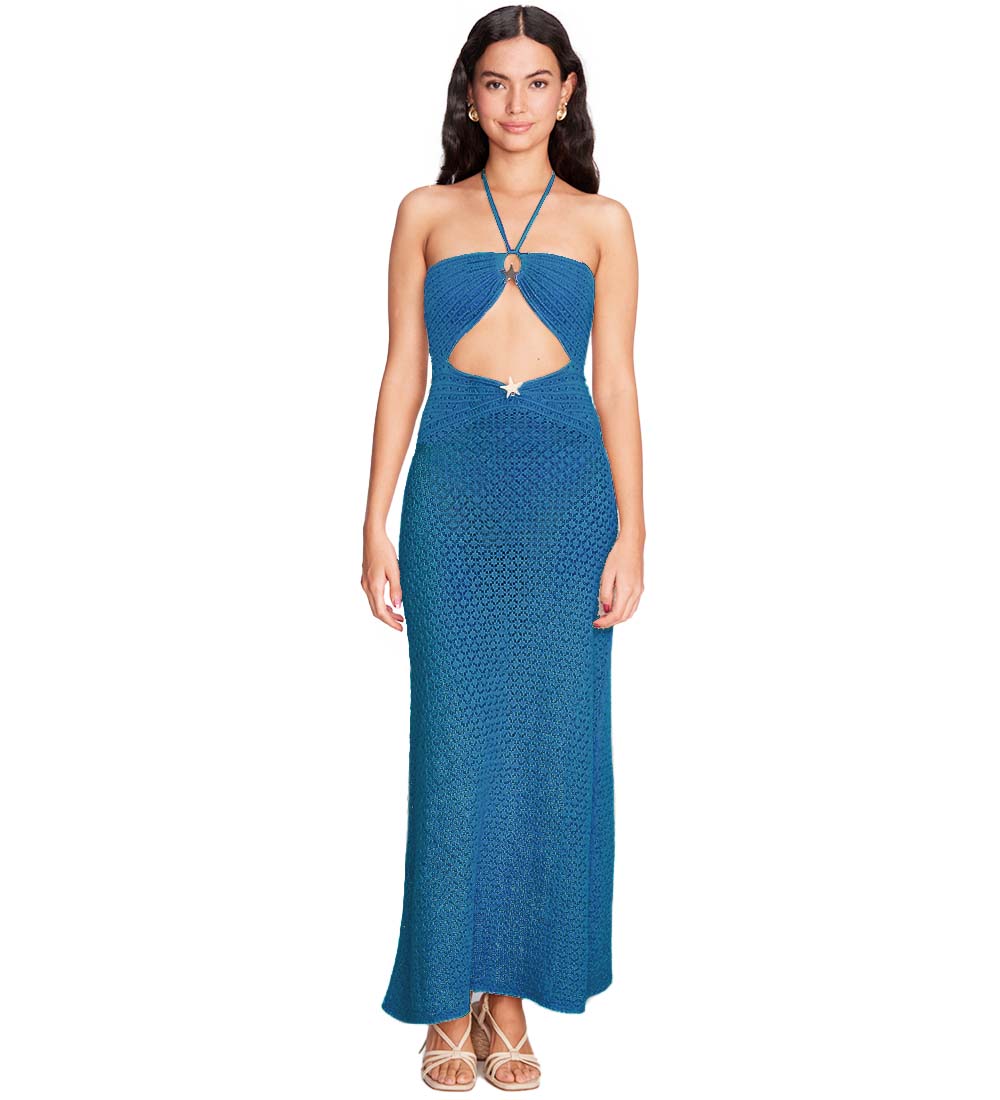 Rose Blue Bikini Top – CAPITTANA