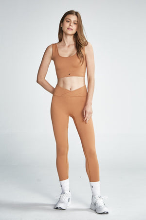 Health is Wealth Legging Maple